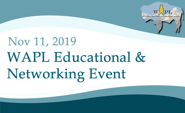WAPL Education & Networking Event