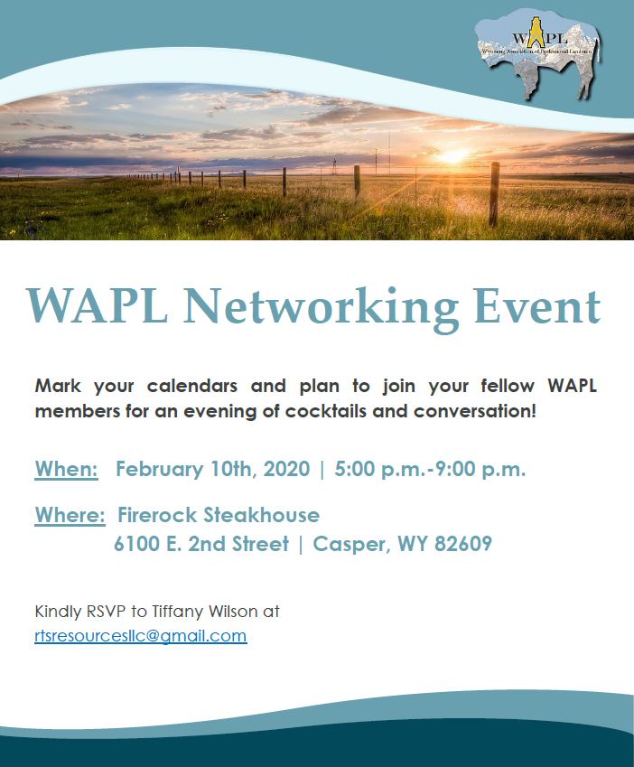 wapl networking event graphic