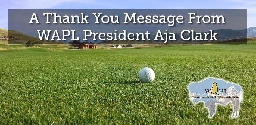 Thank you 2020 WAPL Golf Sponsors & Participants
